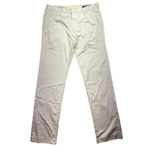 Bonobos Wednesday Slim Fit Everyday Casual Trousers Mens Sz 33 Beige Cotton